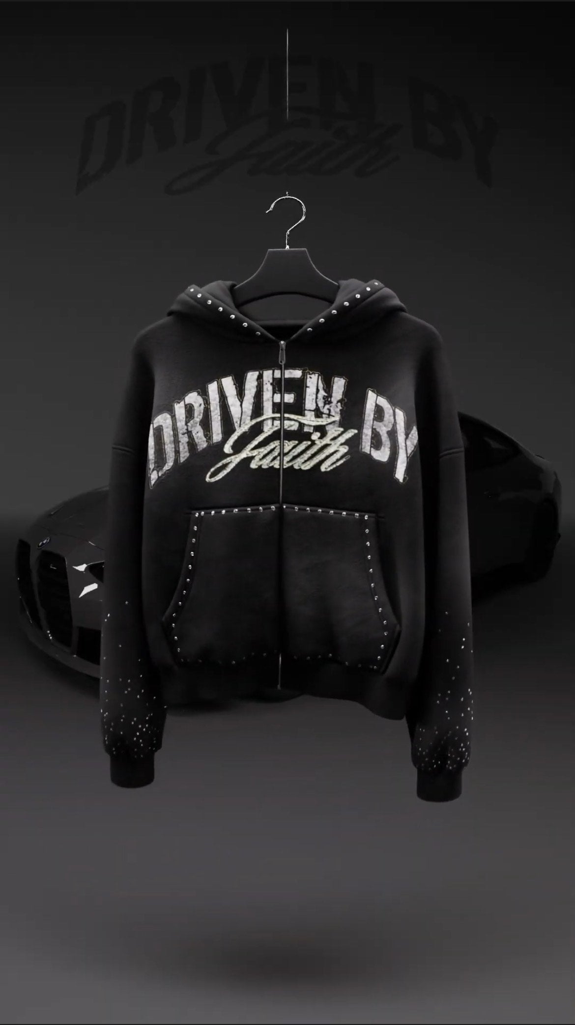 BLACK DRIVENBYFAITH JACKET