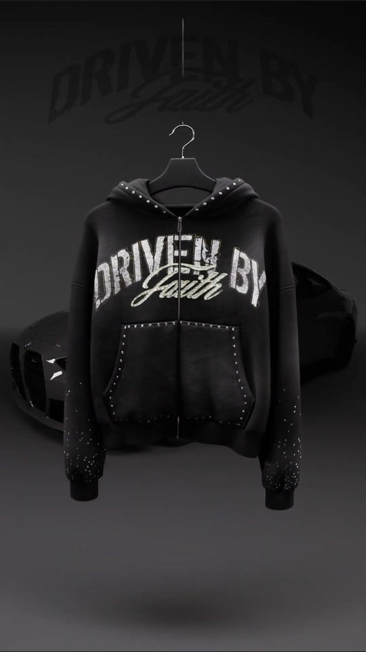 BLACK DRIVENBYFAITH JACKET